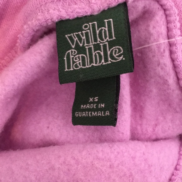 FINAL MARKDOWN Wild fable cropped hooded sweatshirt xs NWT - Picture 6 of 6